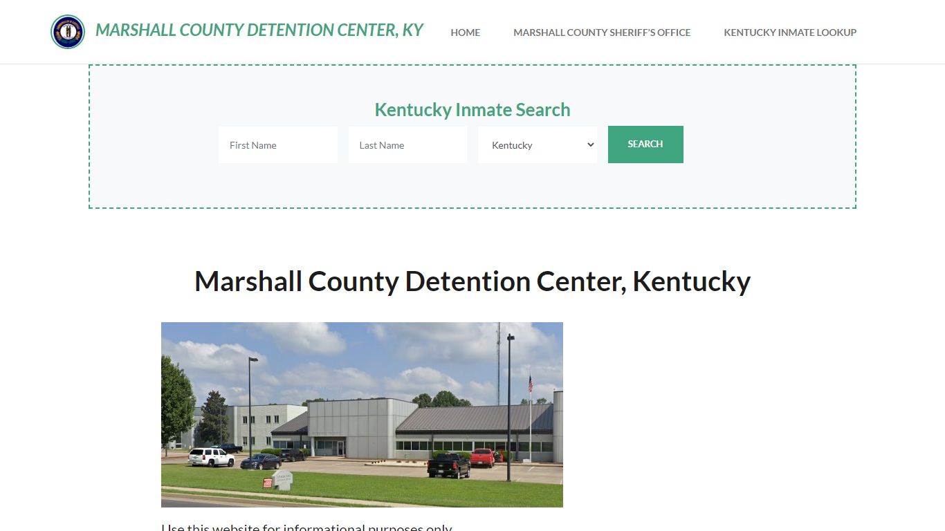 Marshall County Detention Center, KY Inmate Roster, Offender Search