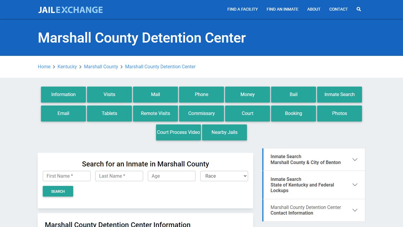 Marshall County Detention Center - Jail Exchange